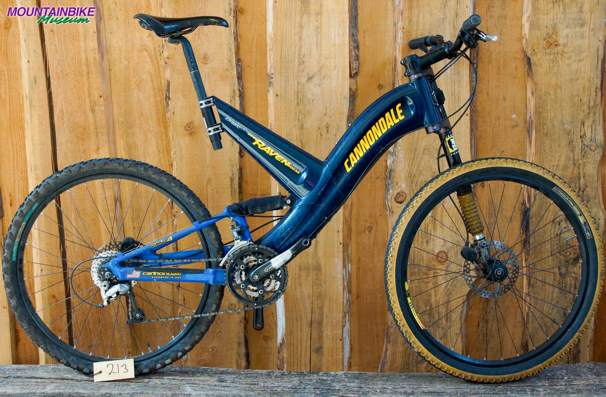 Cannondale Raven ストロークアップ Mountainbike Museum - De Historie van de Mountainbike