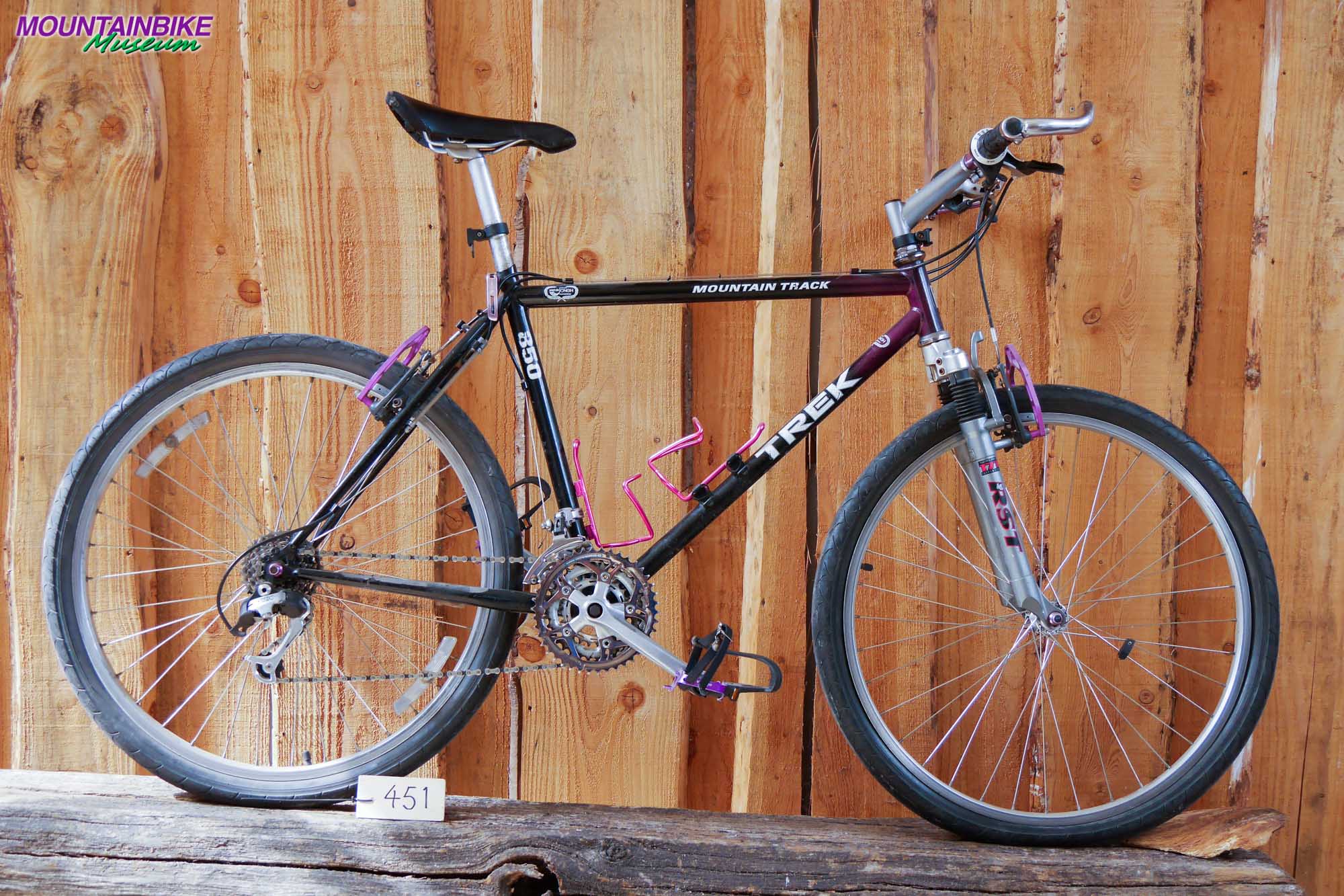 名機　TREK 850 Mountain Track クロモリ MTB フレーム Mountainbike Museum - De Historie van de Mountainbike